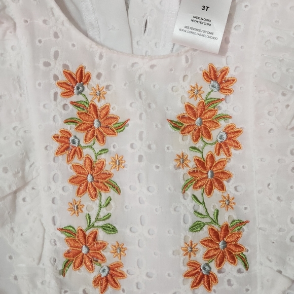 2 OUTFITS 3pcs: Dress, Top & Leggings - Picture 3 of 6